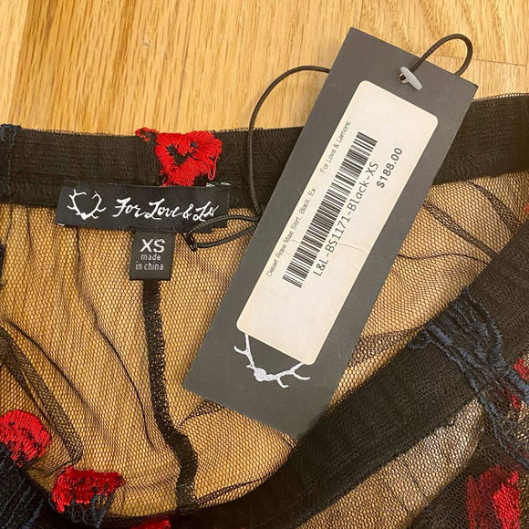 For Love and Lemons Desert Rose Maxi Skirt Women's Size Extra Small - Picture 9 of 11